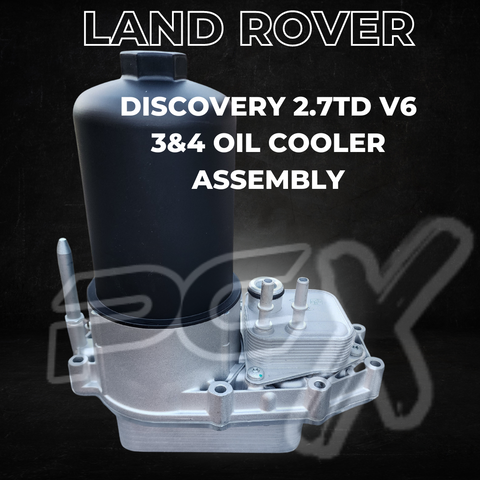 Land Rover Discovery 2.7 3/4 Oil Cooler housing and assembly