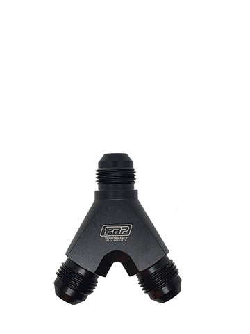 Performance Race Products BLACK "Y" PIECE 3X MALE END