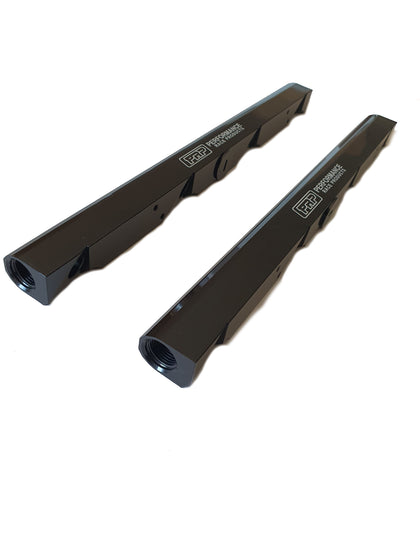 Performance Race Products LS2 ALUMINIUM FUEL RAIL Polished Black