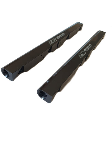 Performance Race Products LS2 ALUMINIUM FUEL RAIL Polished Black