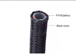 Performance Race Products BLACK NYLON TEFLON HOSE-PTFE (Per Meter)